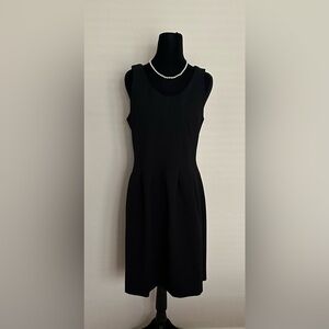 J. Crew Elegant Black Midi Dress
